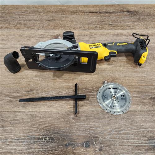 AS-IS DEWALT DCS571B 20V ATOMIC MAX Lithium-Ion 4-1/2 Brushless Cordless Circular Saw (Tool Only)