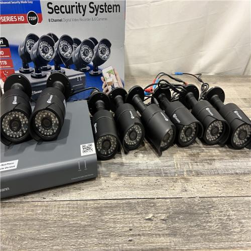 AS-IS Swann - PRO-series 8-Channel, 8-Camera High-Definition DVR Surveillance System - Black