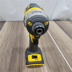 AS-IS DEWALT ATOMIC 20V MAX Lithium-Ion Cordless 1/4 in. Brushless Impact Driver Kit, 5 Ah Battery, Charger, and Bag
