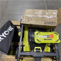 Dallas Location - As-Is RYOBI 80V HP Brushless Battery Cordless Electric 30 in.Lawn Mower with Battery and Charger