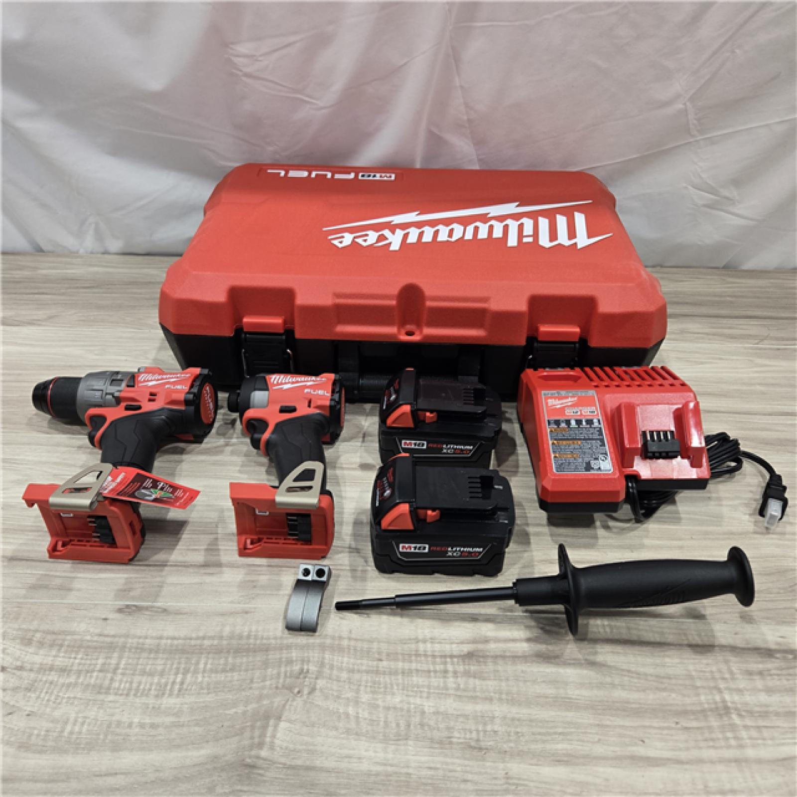 AS-IS MILWAUKEE FUEL 18V Cordless Hammer Drill and Impact Driver Combo Kit