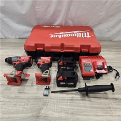 AS-IS MILWAUKEE FUEL 18V Cordless Hammer Drill and Impact Driver Combo Kit