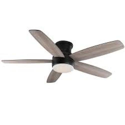 Phoenix Location NEW Home Decorators Collection Ashby Park 52 in. White Color Changing Integrated LED Matte Black Indoor Ceiling Fan with Light Kit and Remote Control
