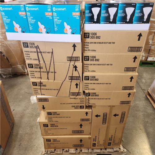 Phoenix NEW EcoSmart Retro Fit Down Lights and Light Bulbs Pallet (50 Boxes)
