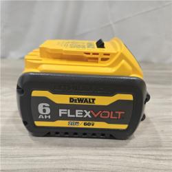 AS-IS DEWALT FLEXVOLT 20V/60V MAX Lithium-Ion 6.0Ah Battery Pack with 6 Amp Output Charger