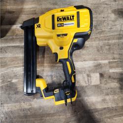 HOUSTON LOCATION - AS-IS DeWALT DCN681D1 20V MAX 18ga Cordless Brushless Narrow Crown Stapler Kit w/ BATTERY & CHARGER