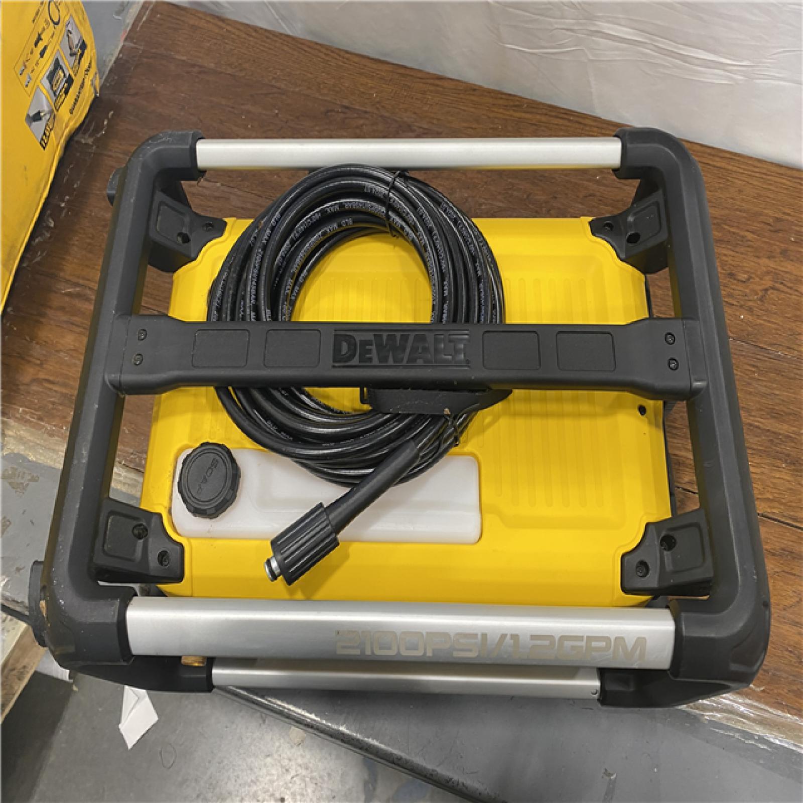 AS-IS DEWALT Electric Pressure Washer  2100 PSI  Jobsite Power Washer DWPW2100