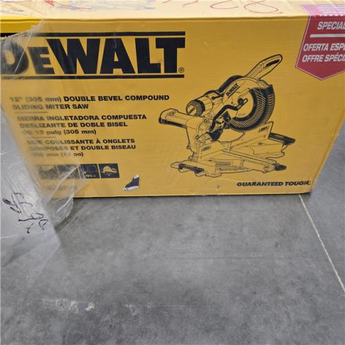 NEW! - DEWALT 12-in Dual Bevel Sliding Compound Miter Saw