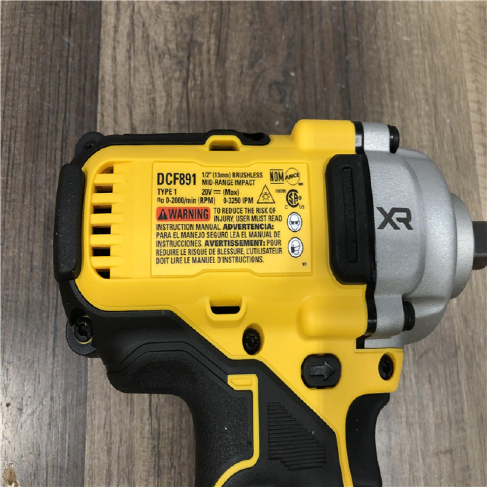 AS-IS DEWALT 20V MAX XR Cordless 1/2 in. Impact Wrench (Tool Only)