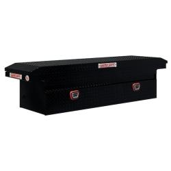 Phoenix NEW Weather Guard Crossover Truck Tool Box in Aluminum w/ Low-Profile  72 in. Full-Size  in Gloss Black