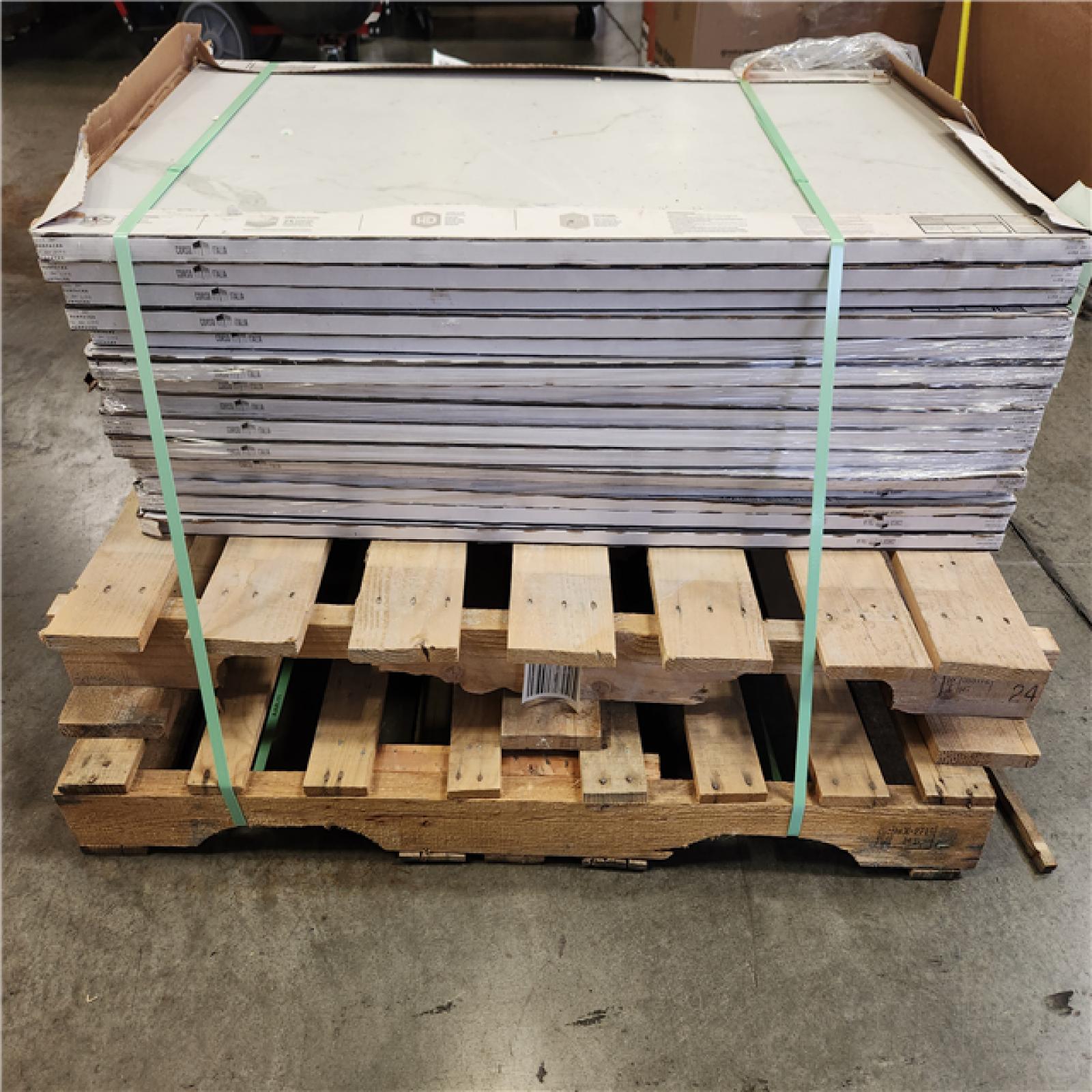 Phoenix Location AS-IS Corso Italia Impero Prestige White 24 in. x 48 in. Marble Look Porcelain Floor and Wall Tile (232 sq. ft. /15 Case)