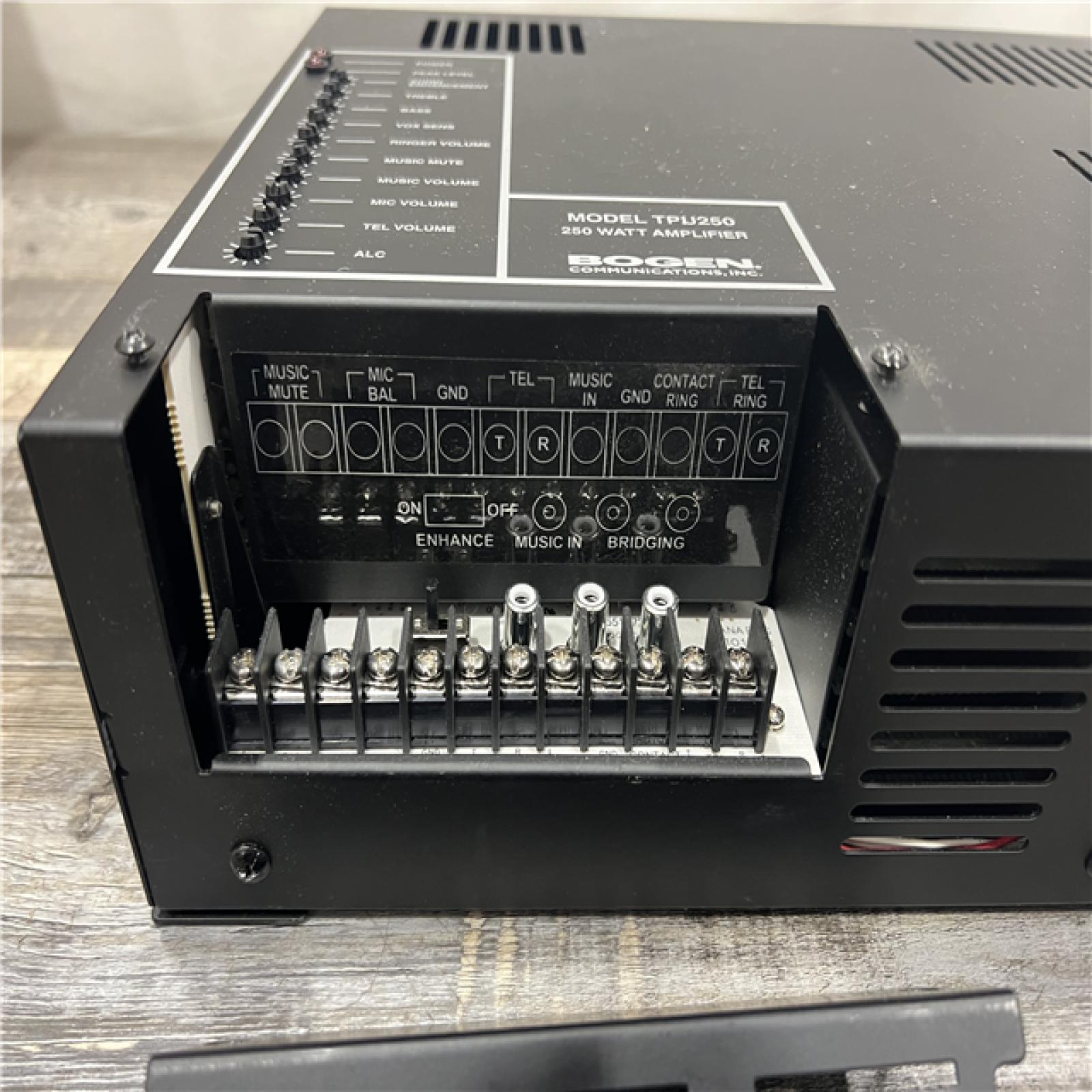AS-IS Bogen BG-TPU250 Bogen 250 Watt Amplifier White Box