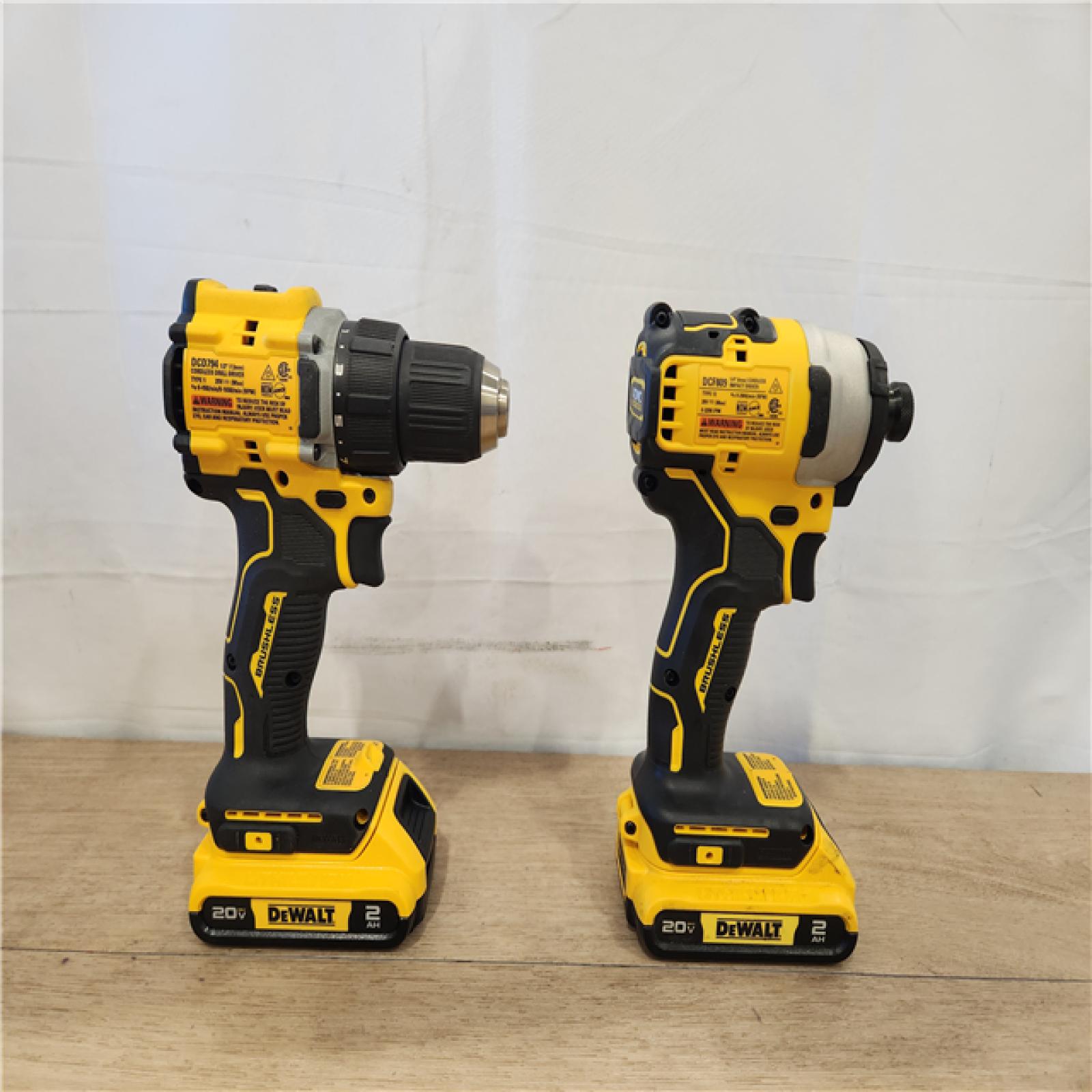 AS-IS- DEWALT ATOMIC 20-Volt MAX Lithium-Ion Cordless Combo Kit