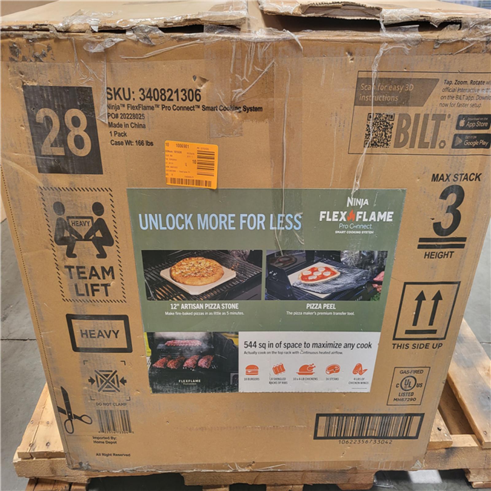 CALIFORNIA AS-IS LIKE NEW NINJA FLEXFLAME PROCONNECT SMART COOKING SYSTEM