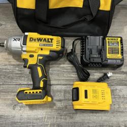 AS-IS DEWALT 20V MAX Lithium-Ion Cordless 1/2 in. Impact Wrench Kit
