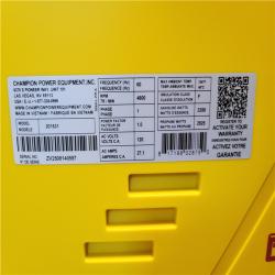 CALIFORNIA AS-IS CHAMPION PORTABLE GENERATOR