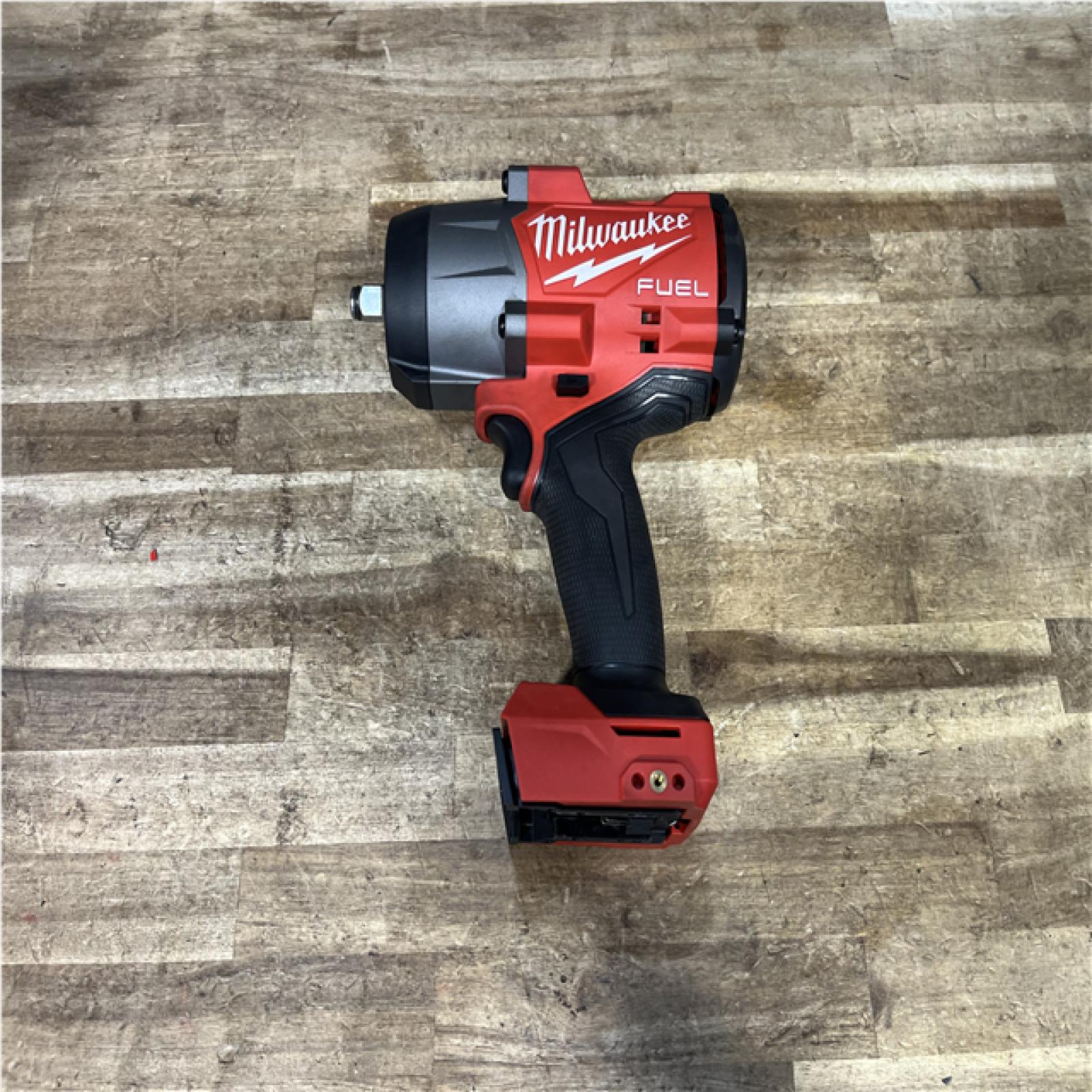 Houston Location AS-IS Milwaukee FUEL 18V Lithium-Ion Brushless Cordless 1/2 in. Impact Wrench with Friction Ring (Tool-Only)