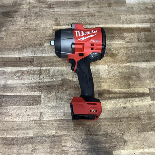 Houston Location AS-IS Milwaukee FUEL 18V Lithium-Ion Brushless Cordless 1/2 in. Impact Wrench with Friction Ring (Tool-Only)