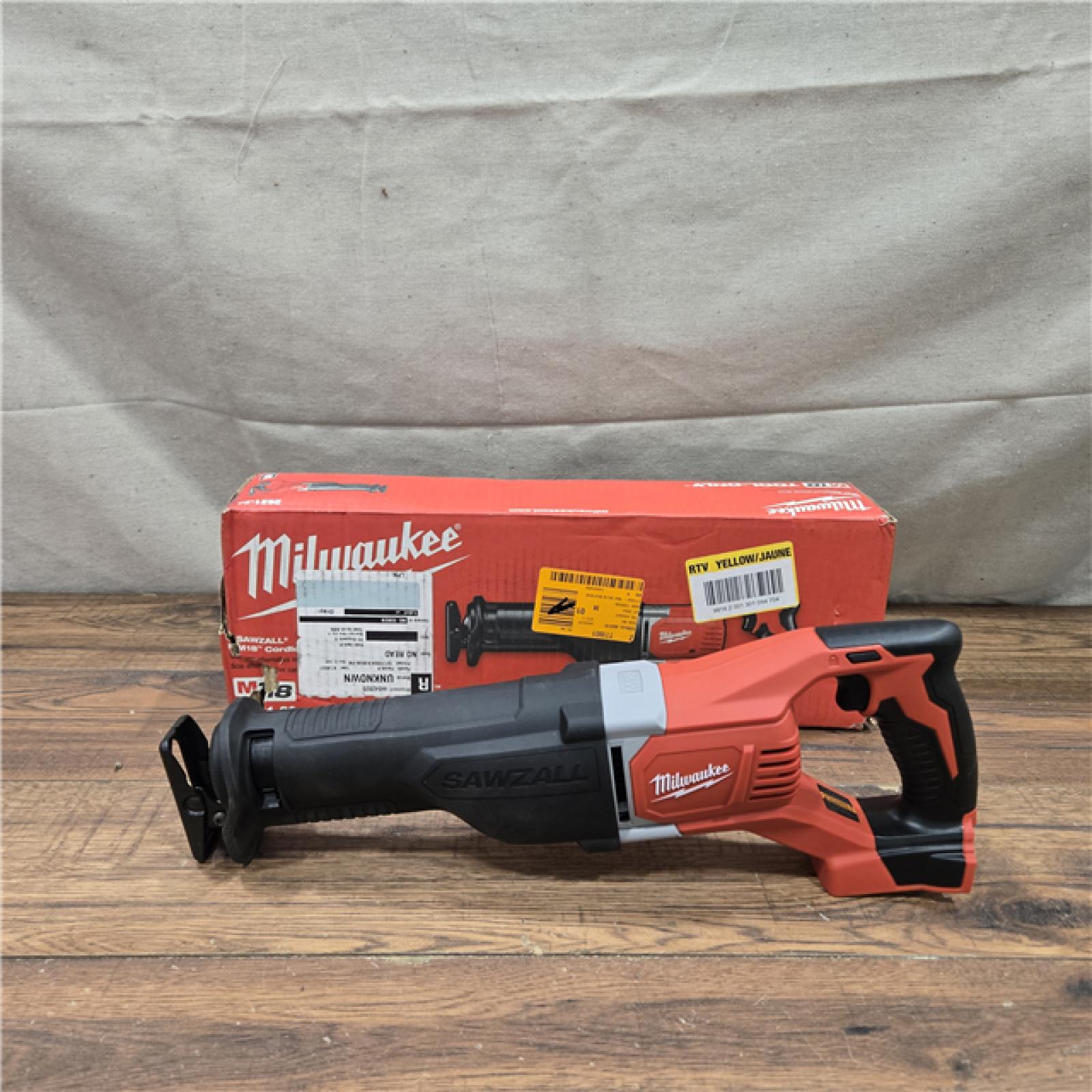 AS-IS Milwaukee  M18 SAWZALL Lithium-Ion Cordless Reciprocating Saw (Tool Only)