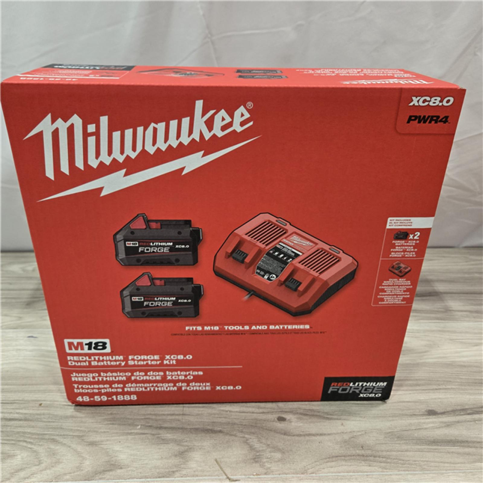 NEW! - M18 18-Volt Lithium-Ion REDLITHIUM FORGE Starter Kit
