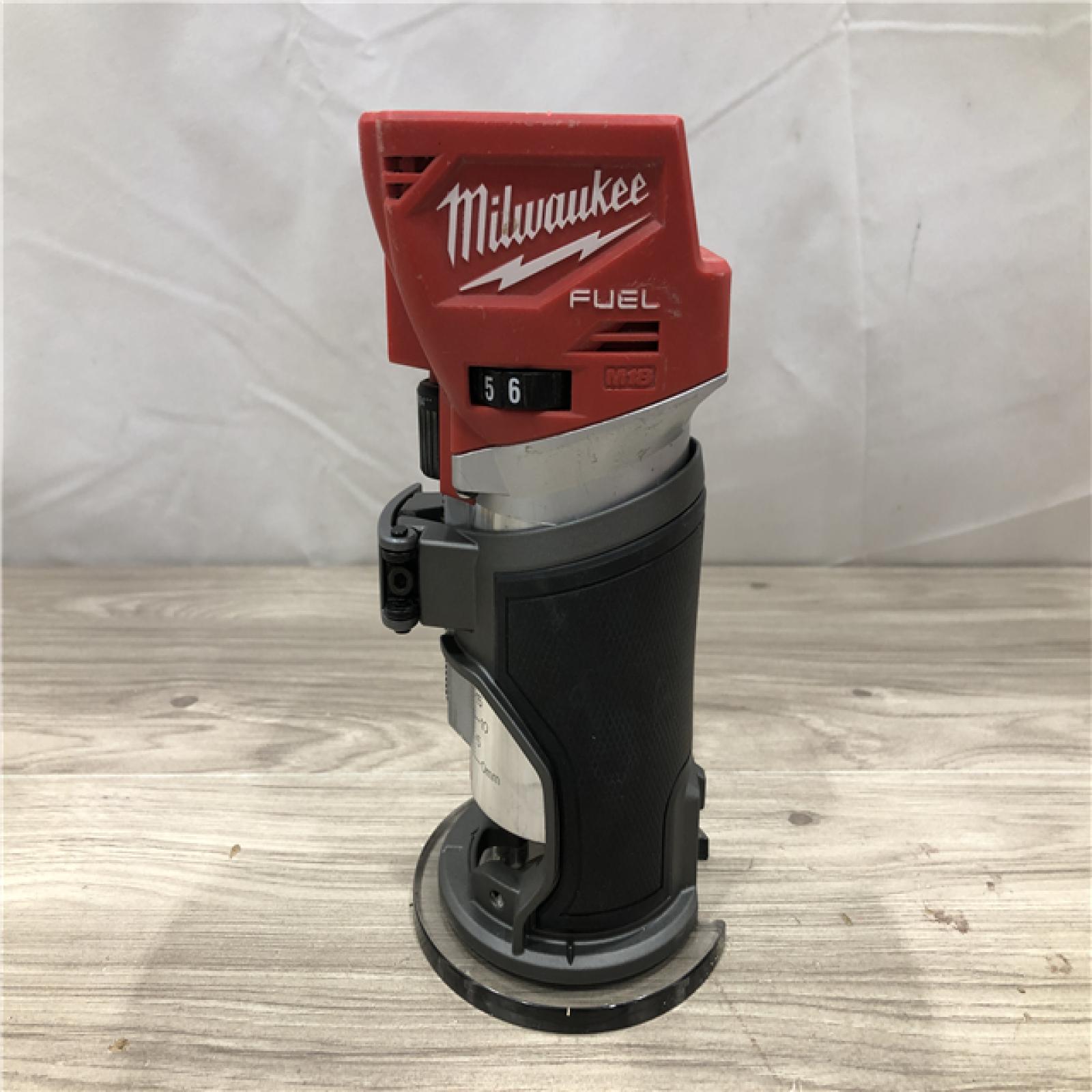 AS-IS Milwaukee FUEL 18V Lithium-Ion Cordless Compact Router (Tool-Only)