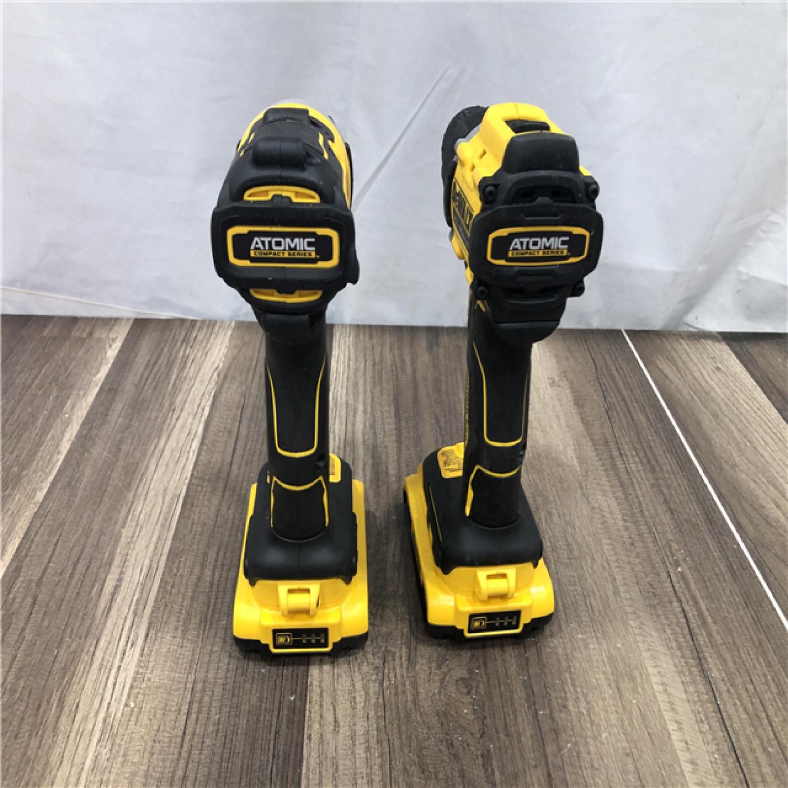AS-IS DEWALT ATOMIC 20-Volt MAX Lithium-Ion Cordless Combo Kit