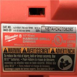 AS-IS Milwaukee M18 Cordless Brushless 4 Tool Combo Kit