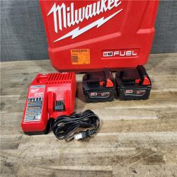 HOUSTON LOCATION - AS-IS (APPEARS LIKE NEW) Milwaukee 2904-22 Hammer Drill Driver Kit with Batteries  Charger & Tool Case  Red