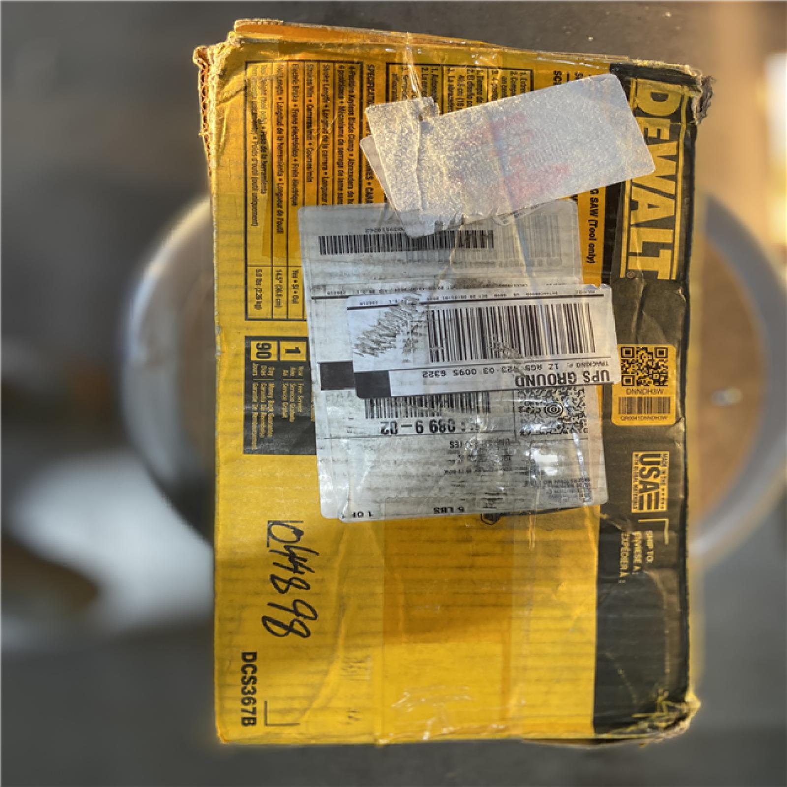 NEW! -  DEWALT 20V MAX XR Cordless Brushless Compact Reciprocating Saw (Tool Only)