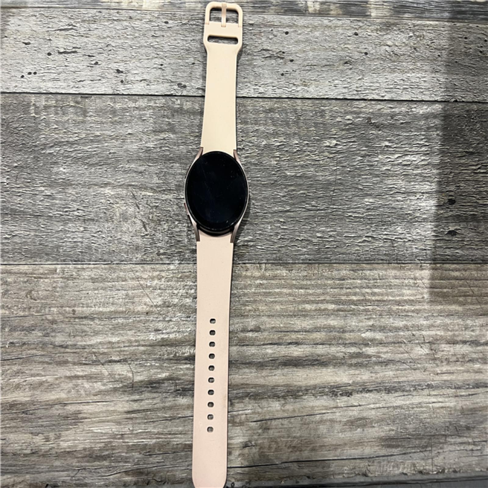 AS-IS Samsung Galaxy Watch4 40mm Bluetooth and WiFi Smart Watch, Pink Gold