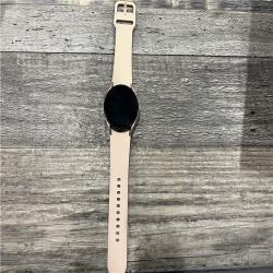 AS-IS Samsung Galaxy Watch4 40mm Bluetooth and WiFi Smart Watch, Pink Gold