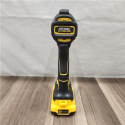 AS-IS- DeWALT ATOMIC 20V MAX Cordless Compact Impact Driver Kit W/ Li-Ion 2ah Battery, 1/4, Brushless