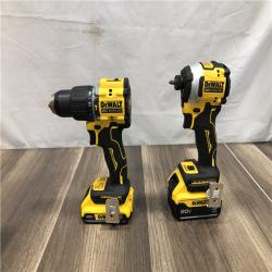 AS-IS DEWALT ATOMIC 20V MAX Lithium-Ion Cordless 2-Tool Combo Kit