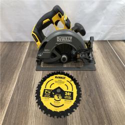 AS-IS  DEWALT FLEXVOLT 60V MAX Cordless Brushless 7-1/4 in. Circular Saw with Brake (Tool Only)