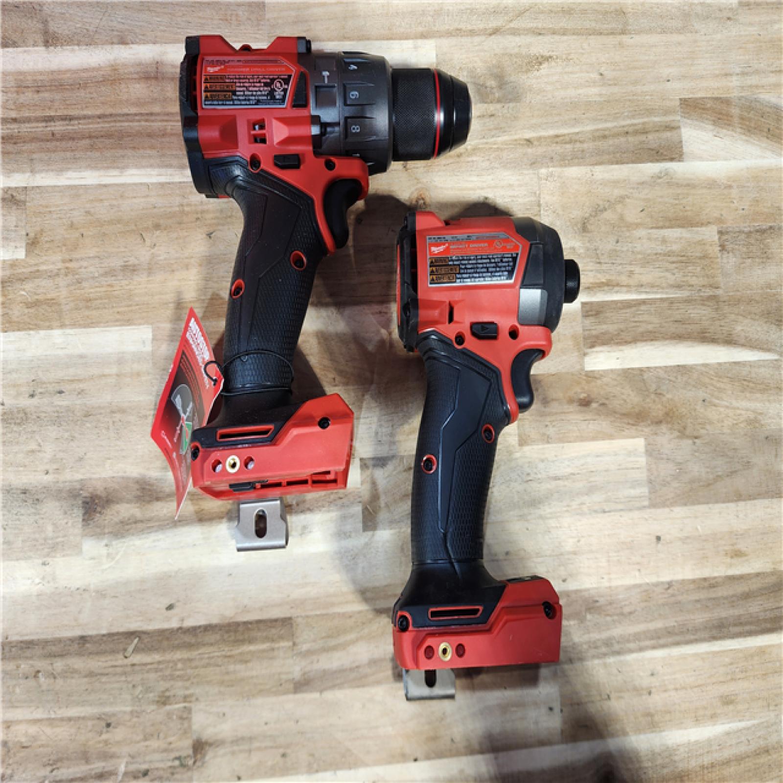 HOUSTON LOCATION - AS-IS (APPEARS LIKE NEW) Milwaukee FUEL 18V Lithium-Ion Brushless Cordless Hammer Drill and Impact Driver Combo Kit