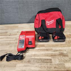HOUSTON LOCATION - AS-IS Milwaukee 18V Lithium-Ion Cordless Drill Driver/Impact Driver Combo Kit