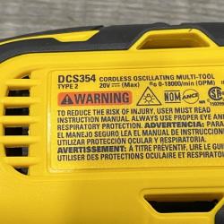 AS-IS DEWALT ATOMIC 20V MAX Cordless Brushless Oscillating Multi Tool Kit