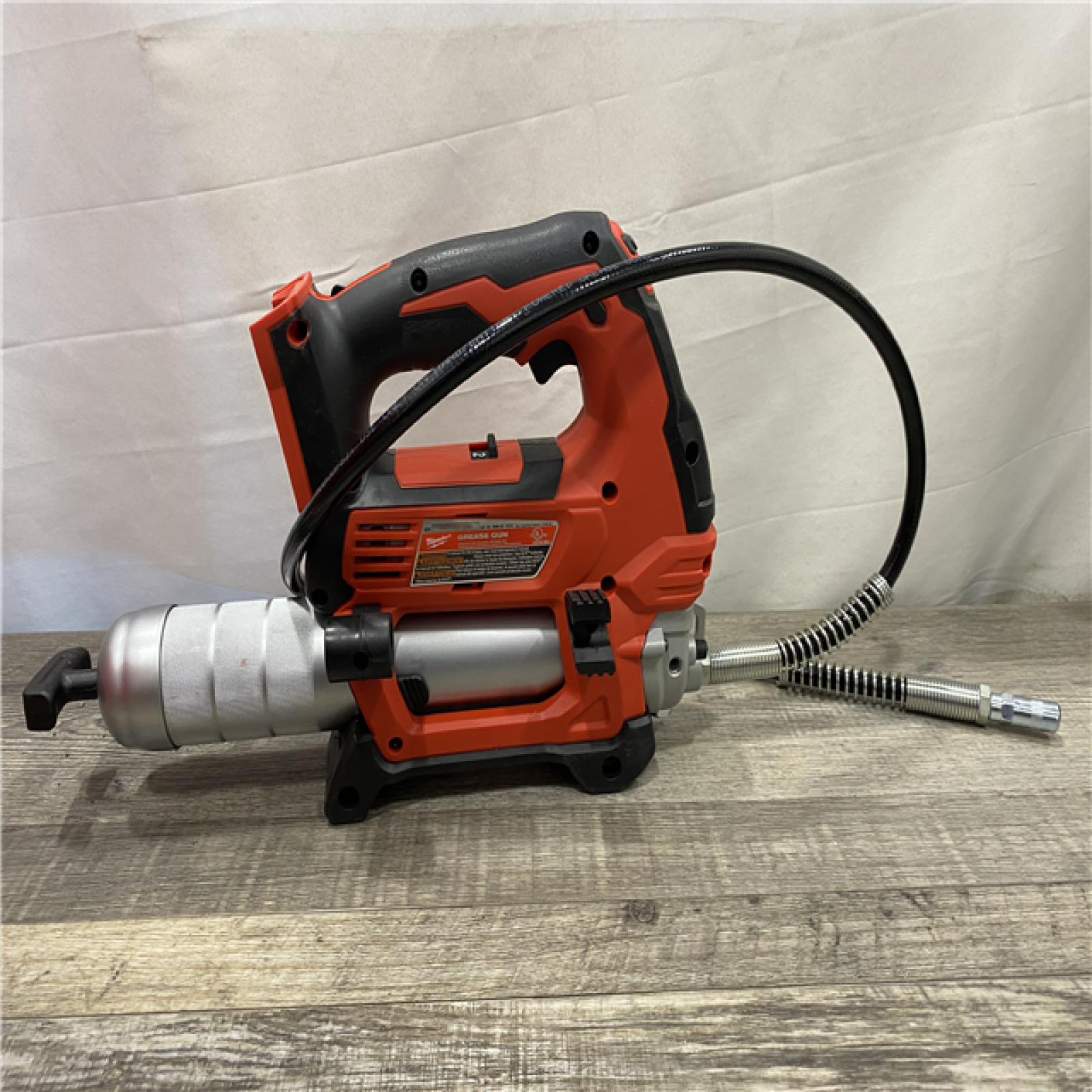 AS-IS Milwaukee 18V Lithium-Ion Cordless Grease Gun 2-Speed (Tool-Only)