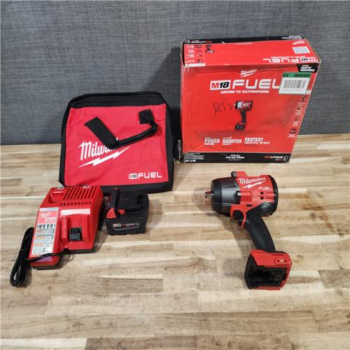 HOUSTON LOCATION - AS-IS Milwaukee FUEL 18V Lithium-Ion Brushless Cordless 1/2 in. Impact Wrench w/Friction Ring Kit
