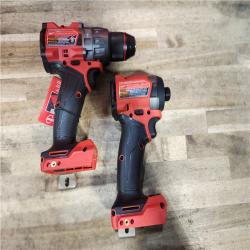 HOUSTON LOCATION - AS-IS (APPEARS LIKE NEW) Milwaukee FUEL 18V Lithium-Ion Brushless Cordless Hammer Drill and Impact Driver Combo Kit