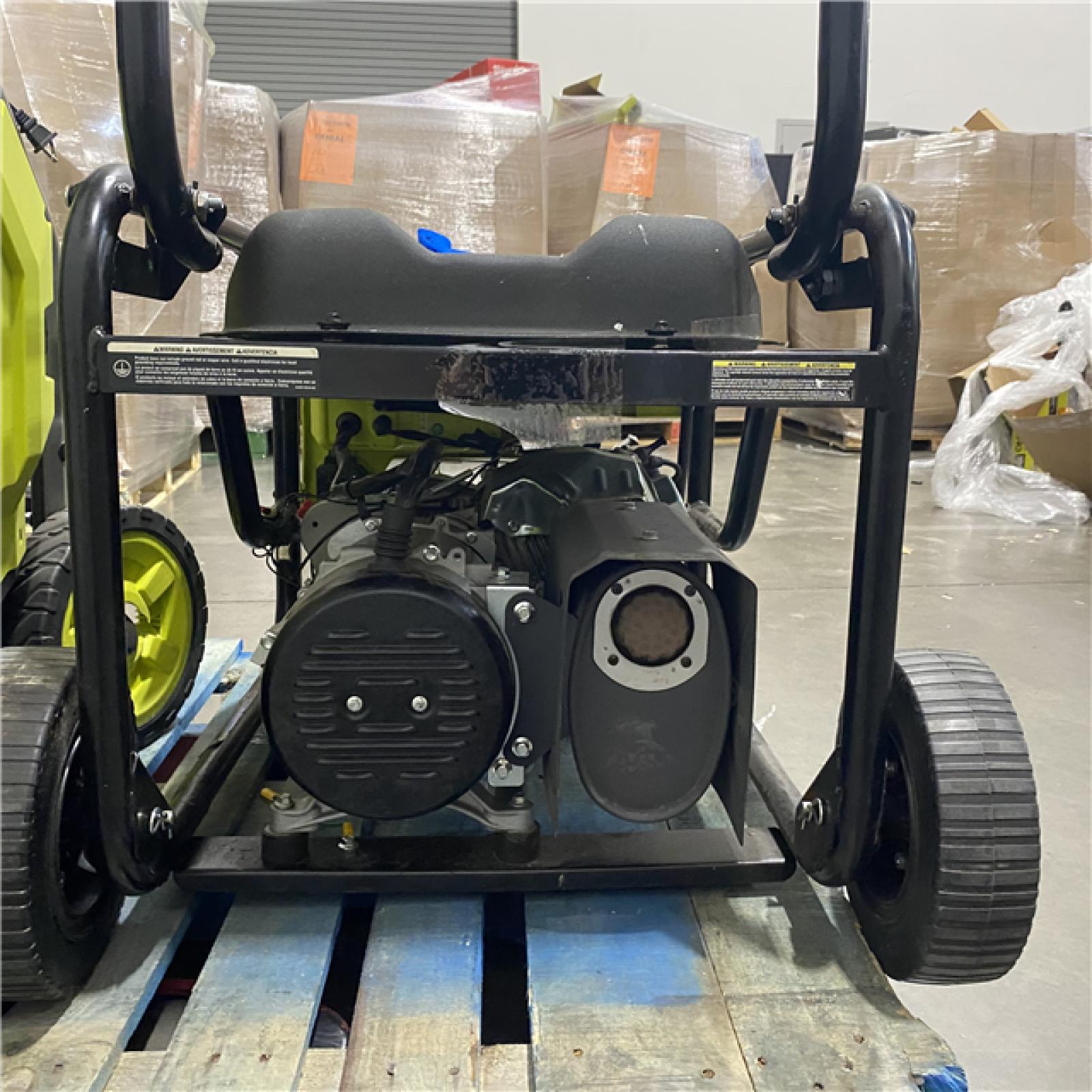 Dallas Location - As-Is RYOBI 6800-Watt Gasoline Powered Portable Generator