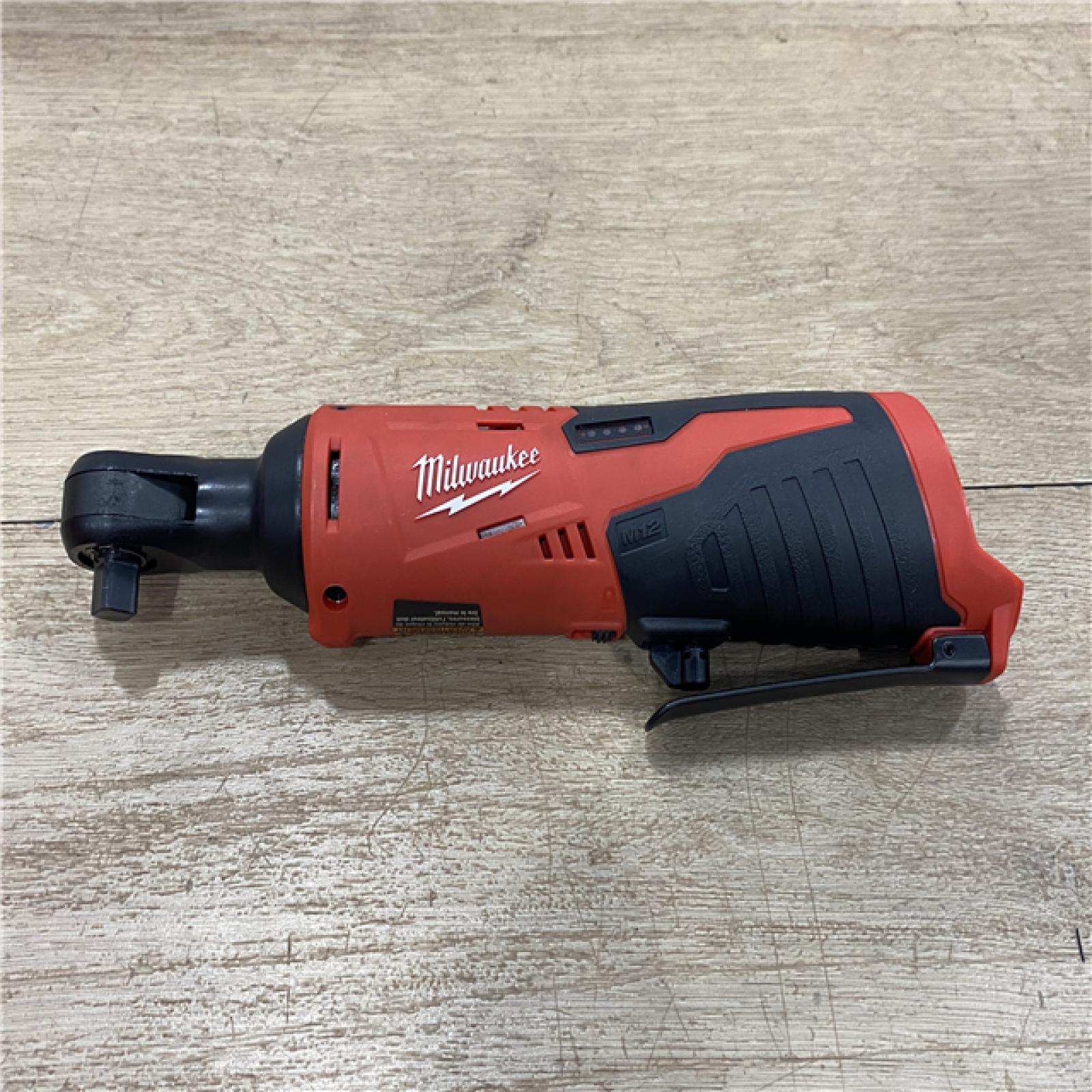 AS-IS Milwaukee 12V Lithium-Ion Cordless 3/8 in. Ratchet (Tool-Only)
