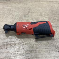 AS-IS Milwaukee 12V Lithium-Ion Cordless 3/8 in. Ratchet (Tool-Only)