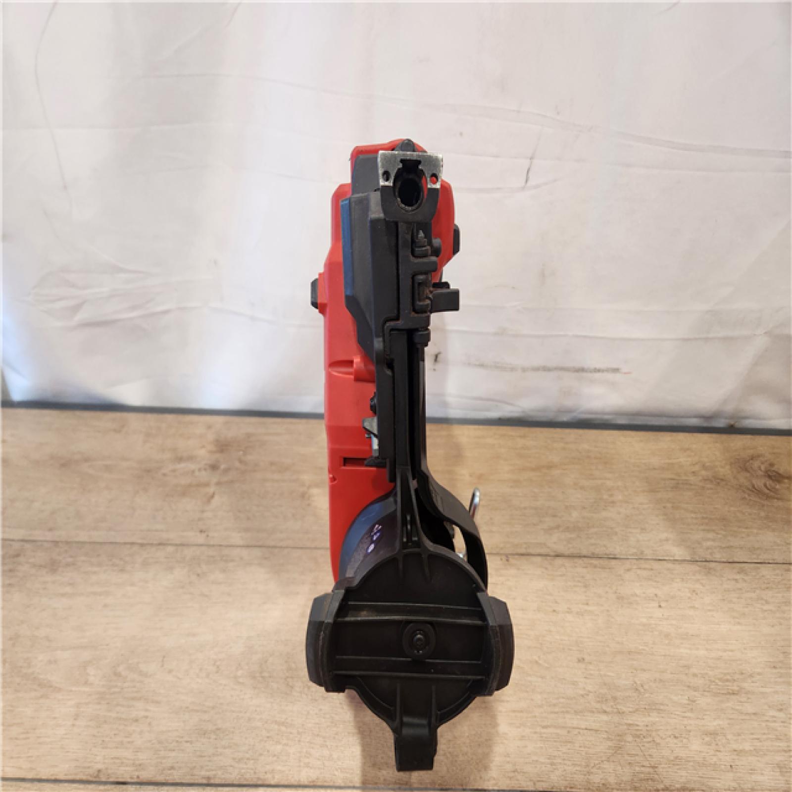 AS-IS- Milwaukee FUEL 18-Volt Lithium-Ion Brushless Cordless Coil Roofing Nailer (Tool Only)