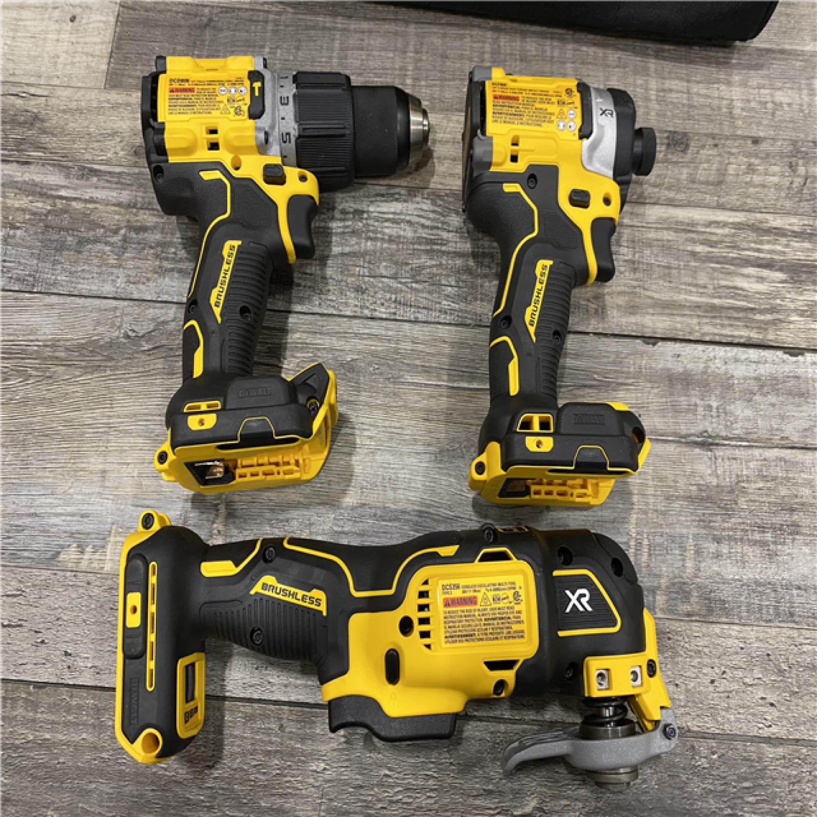 AS-IS DEWALT 20V MAX Lithium-Ion Cordless 3-Tool Combo Kit