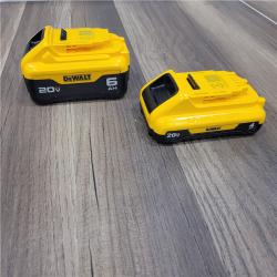 AS-IS  DEWALT 20V MAX Lithium-Ion 6.0Ah and 4.0Ah Battery and Charger Starter Kit