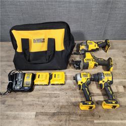 HOUSTON LOCATION - AS-IS DEWALT 4 TOOL COMBO KIT W/ (2) BATTERY & CHARGER