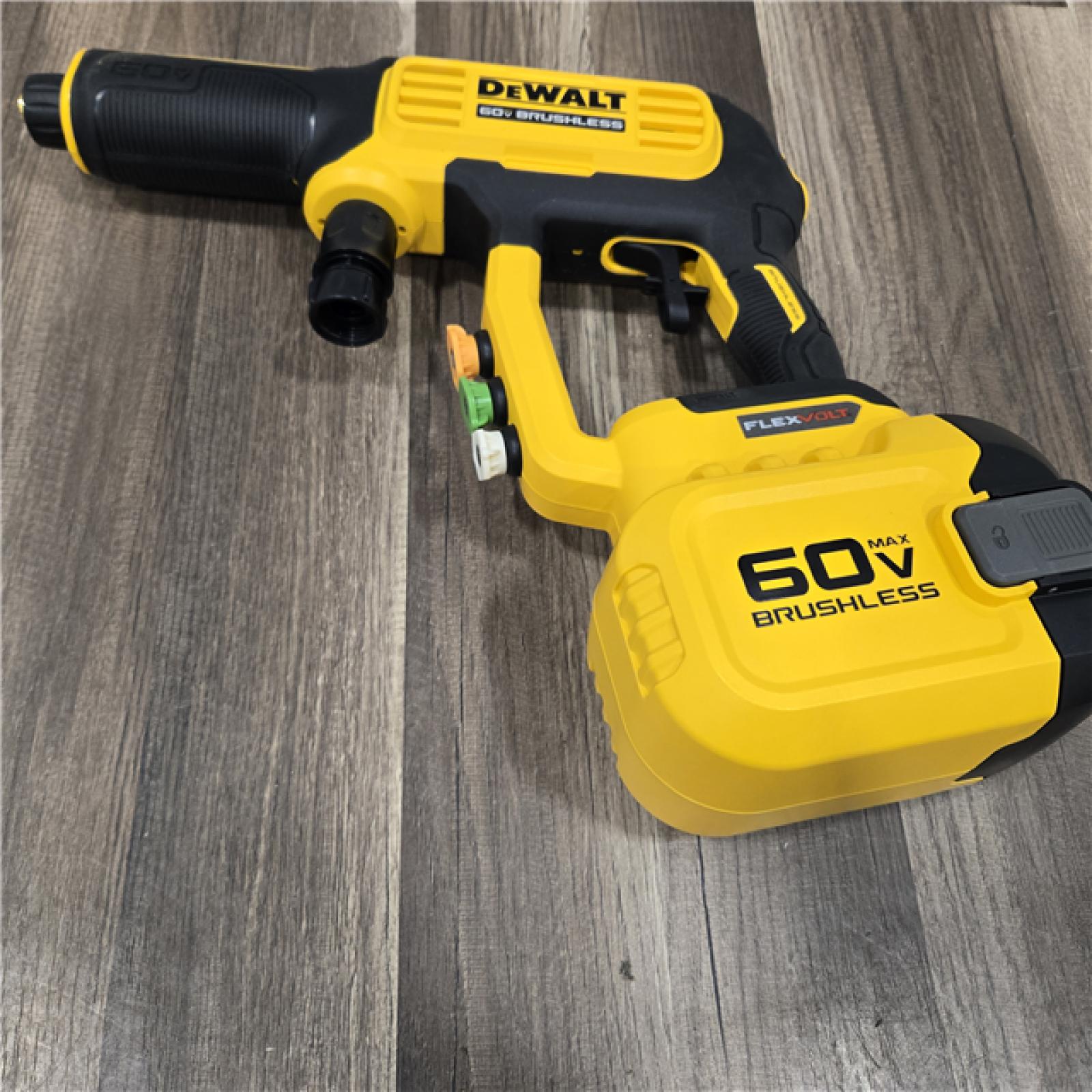 AS-IS DEWALT FLEXVOLT 60V MAX 1000 PSI 1.0 GPM Cold Water Cordless Battery Power Cleaner (Tool Only)