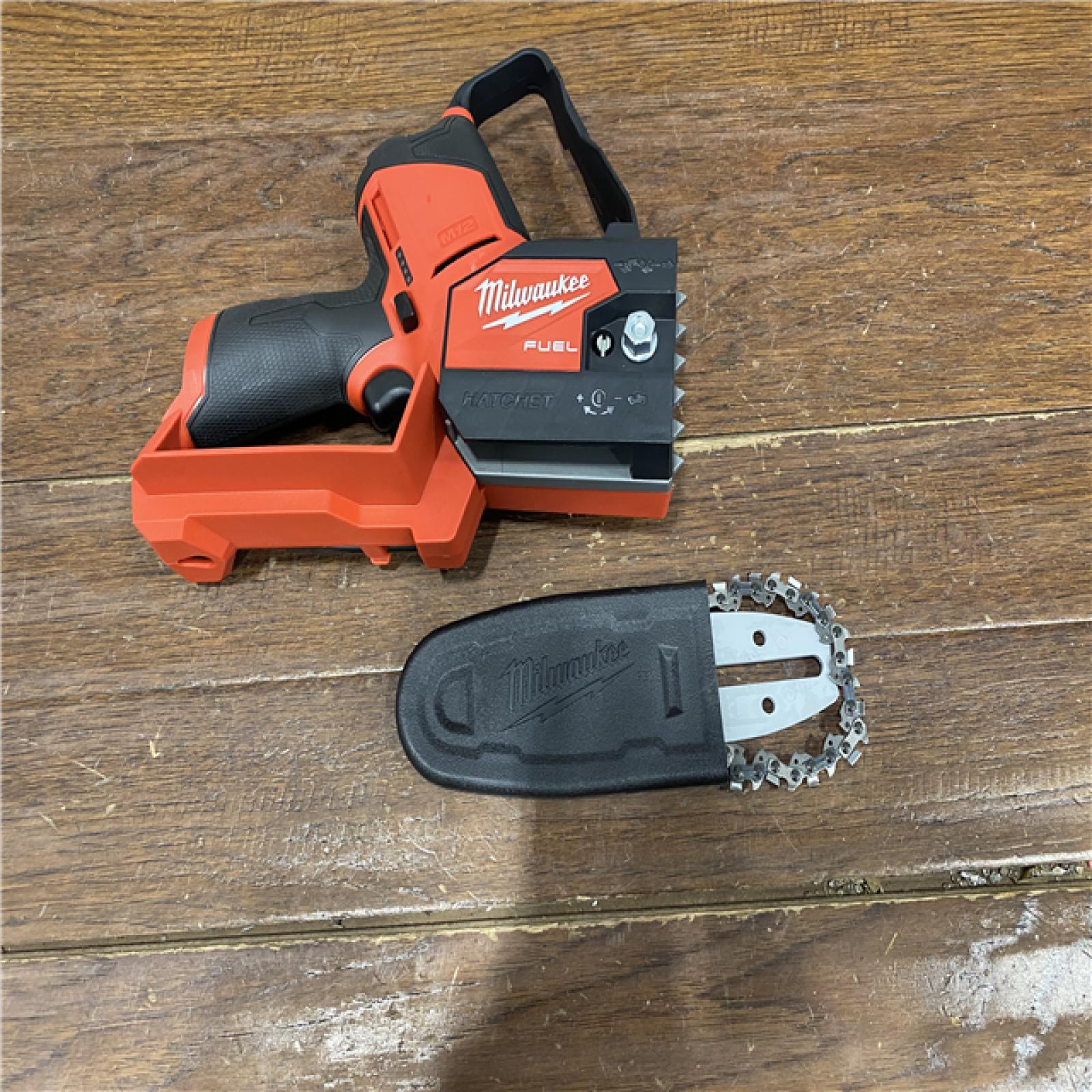 AS-IS Milwaukee M12 FUEL 6 in. 12V Lithium-Ion Brushless Electric Cordless Battery Pruning Saw HATCHET (Tool-Only)