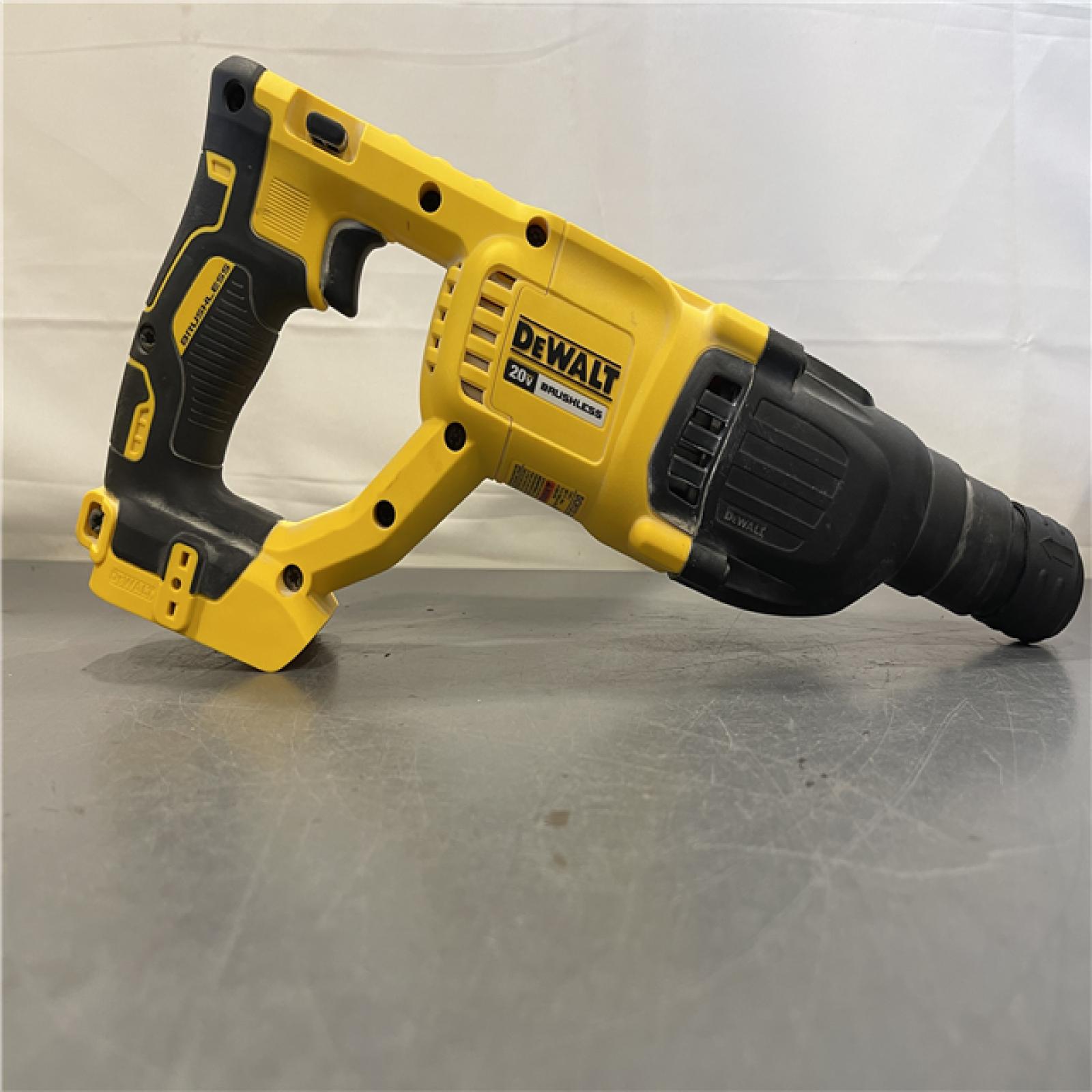 AS-IS - DEWALT 20V MAX Cordless Brushless 1 in. SDS Plus D-Handle Concrete and Masonry Rotary Hammer
